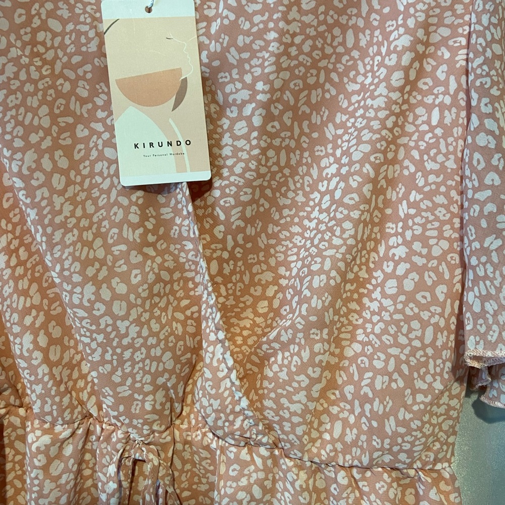 Pink Ruffle Dress - Picture 3 of 4